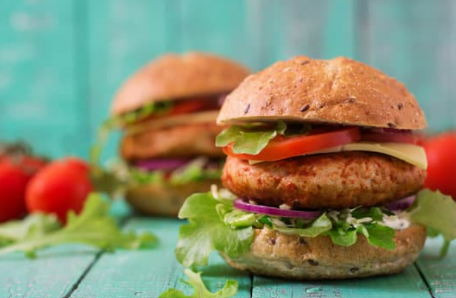 Turkey veggie burger