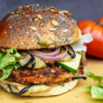 A veggie burger