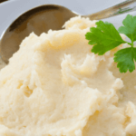 Mashed Turnips and Sage topped with fresh herbs