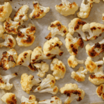 Roasted Cauliflowers on a pan