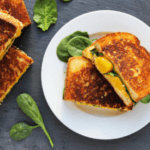 Grilled Cheese with Peaches