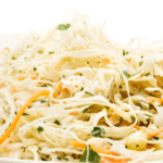 A plate of ramen noodle salad