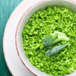 Asian inspired broccoli rice