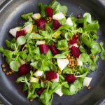 beans, beets, apple salad