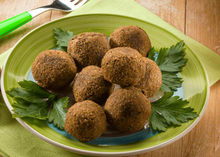 lentil meatballs with fresh herbs