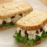 Chicken Salad sandwich with raisins