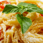 Spaghetti Squash with Tomatoes, Basil, and Parmesan