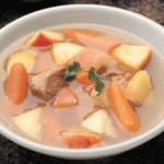 Carrot Apple Soup with pork