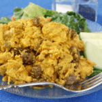 Curried chicken salad with apples