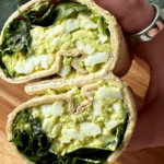 Avocado Egg Salad in a wrap