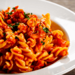 Hidden Veggie Pasta Sauce with noodles