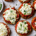 Giant Zucchini Parmesan on a baking sheet
