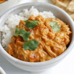 Jackfruit Curry in a bowl with white rice